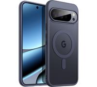 JGD-Coque Magnétique pour Google Pixel 10/10 Pro 2025, Compatible avec MagSafe et Chargeur Pixelsnap, Étui Housse Antichoc à Dos Translucide Mat (Quartz Gris)