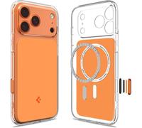 JGD-Coque pour iPhone 17 Pro, Ultra Hybrid T MagFit, [DuraClear, Contrôle caméra] - Orange Brillant