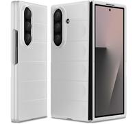 JGD-Coque pour Samsung Galaxy Z Fold 7, Hard PC, Antichoc Anti-Rayures Bumper Protection Etui Housse Case Cover Samsung Galaxy Z Fold 7, Blanc