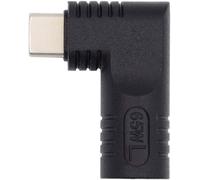 JGD-DC Jack 4.0 x 1.3mm Entrée vers USB C Adaptateur Type-C Connecteur Coudé 90 Degrés Prise d'alimentation Chargeur Adaptateur pour Téléphone Portable 65W