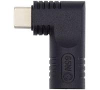 JGD-DC Jack 5,5 x 2,1 mm Entrée vers USB C Adaptateur Type-C Connecteur Coudé 90 Degrés Prise d'alimentation Chargeur Adaptateur pour Téléphone Portable 65W