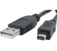 JGD-DragonTrading® Câble de données USB 12 broches pour appareil photo numérique Olympus FE140/U830/U840/U850/D425/D435 Longueur: 1,5 m