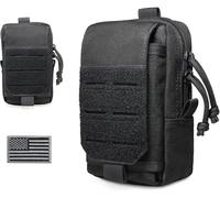 Jgd-Edc Pochette Tactique ¿ Sacoche Utilitaire Avec Système D¿Attache Militaire Molle, Rangement De Gadgets, Étui Smartphone, Sac Ceinture Ou Besace À Outils