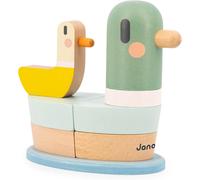 JGD-- Empilable Canard Sweet Cocoon - 7 Pièces en Bois FSC à Empiler - Jeu d'Éveil - Développement Motricité Fine - Dès 12 Mois,J04059