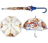 Jgd-Kinder-Regenschirm Aus Pvc Für Mädchen Und Jungen, Winddicht, 8 Paneele, Cartoon-Charaktere, Klassischer Regenschirm, Brolly Für Unisex-Kinder Ab 3 Jahren, Transparent