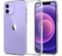 JGD-Liquid Crystal Glitter Coque pour iPhone 12 et iPhone 12 Pro - Crystal Quartz