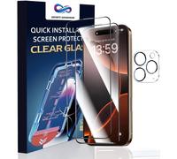 JGD-Lot de 2 protections d'écran en verre trempé pour Huawei Nova 13 Pro + 1 protection d'objectif d'appareil photo, déverrouillage d'empreintes digitales, 9H, anti-rayures