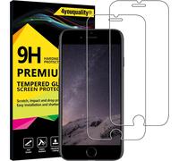 JGD-[Lot de 2 protections d'écran pour iPhone 8 Plus 7 Plus, film en verre trempé de qualité supérieure [LifetimeSupport] [résistant aux rayures] [anti-éclat] protecteur d'écran pour Apple