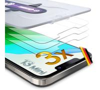 JGD-Lot de 3 Verres Trempés de Protection 3D pour iPhone 13 Mini - Installation facile - Protection d'écran Premium en Verre 9H - Protection Téléphone Complète Avant