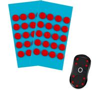 JGD-Lot de 40 patins de souris Wallhack Pro Superglide Performance sur verre 0,6 mm d'épaisseur pour un contrôle et un défilement maximum sans effort, pieds de souris pour jeu et bureau