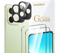 JGD-Pack de 2 Film de Protection d¿écran en Verre Trempé pour Oppo A5 Pro 4G / Oppo A5 Pro 5G, avec 2 Pièces Caméra Arrière Protecteur, Dureté 9H Glass, Anti Rayures, sans Bulles