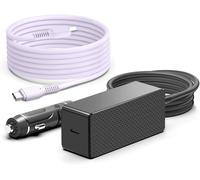 JGD-PD 3.1 Chargeur de voiture USB C 140 W pour MacBook Pro/Air Surface Pro Samsung Dell Google PC Tablette Téléphone portable AI Ordinateur portable Bloc d'alimentation 24 V Allume-cigare USB