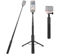 JGD-Perche à selfie invisible 2 en 1 + trépied pour Insta360 X5 /X4/X3, Insta 360 GO 3S, Ace Pro, GO 3, X3, ONE RS
