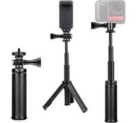 JGD-Perche à selfie portable extensible 3 en 1 pour GoPro Hero 11/10/9/8/7/6/5/4 3/2/, Fusion, Max, Session, AKASO, SJCAM, Insta 360, DJI Osmo Action Camera