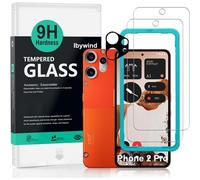 JGD-pour Nothing CMF Phone 2 Pro Verre Trempé,2 Pièces,9H Dureté Protection écran,avec 1 Pièce Protection Caméra,Facile à installer