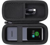 JGD-pour UGREEN Nexode Power Bank 20000mAh 130W (PB721, PB723) / 20000mAh 165W (PB726) Étui de Protection Rigide de Voyage pour Batterie Externe, Noir (étui Uniquement)