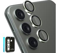 JGD-Protection Lentille pour Samsung Galaxy S24 / S23/ S23+ 5G, [3+2 Pièces] Caméra Arrière Protecteur, Verre Trempé 9H Film D'écran, Vert