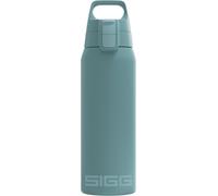 Jgd-Sigg - Gourde Isotherme 750 Ml - Shield Therm One Morning Blue - Rando, Fitness, Yoga - Convient Aux Boissons Gazeuses - Étanche - Passe Au Lave Vaisselle - Sans Bpa - Acier Inox 90% Recyclé - Bl