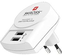 JGD-Skross 1.302420-E Chargeur USB Prise Courant de Sortie (Max.) 2,4 A 2 x USB