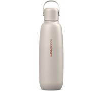 Jgd-Sodastream Fizz&go Cool Bouteille En Métal Blanc Sable De 0,9 L - Passe Au Lave-Vaisselle - Compatible Avec Duo, E-Duo, Terra - Garde Au Chaud Et Au Froid Jusqu'à 12 Heures - Sans Bpa - 1 Pièce