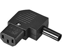 JGD-Sourcingmap AC110-250 V 10 A Femelle IEC320 C13 Adaptateur Prise Secteur à Angle Droit
