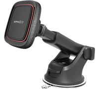 JGD-Support Téléphone Voiture Magnétique, pour Tableau Bord/Pare-Brise Support, Porte Téléphone Voiture avec Bras Télescopique Réglable, 6 Aimants Puissants pour Tous Les Téléphones Portables