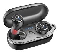JGD-T10 Écouteurs Bluetooth sans Fil Ecouteurs Bluetooth 5.3 avec Contrôle Tactile ORIGX 2.0 Acoustique EQ Ajustement 55H d'Autonomie Soutient Chargement sans Fil et USB Type C IPX8 Noir Mat