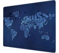 JGD-Tapis de Souris - 280 x 200 x 2mm - Mouse Pad - Surface spéciale améliore la Vitesse et la précision I Base en Caoutchouc Antidérapant Surface I Bleu