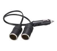 JGD-Top Chargeur * Câble Rallonge Doubleur Chargeur Allume Cigare Voiture 12V Double Prise Allume Cigare Longueur: 24cm