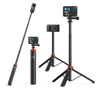 JGD-UURig TP-03 Perche à selfie et trépied invisible pour GoPro Max Hero 10 9 8 7 6 5 4, DJI Osmo Action, Insta 360 One R et autres caméras d'action