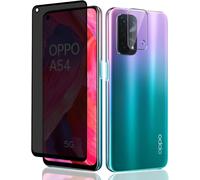 JGD-Verre Trempé Anti-Espion pour Oppo A54 5G/A74 5G - Protection Écran et Caméra, 9H Dureté, Privacy Film Protecteur (2 Pièces)