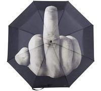 Jgd-Zhaocaigui Baolong Direct Parapluie De Voyage Compact Doigt Du Milieu Design Spécial Coupe-Vent Avec Boîte Cadeau, Noir, 38.5 Inches, Compact, Noir, 38.5 Inches, Compact