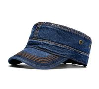 JGDSDMJG Casquette de Baseball Masculine dans Un Style Vintage, Capuchon Plat, Coton, Réglable, 56-61 Cm, pour Toutes Les Saisons, Bec Canard Classique-c-56-61 Cm