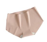 JGDSDMJG Jupe Longue Femme sous-vêtements sans Couture pour Femmes avec Pas Antibactérien, Pantoufles De Yoga Et Remise en Forme Moyenne Filles-Sable Haricot 1-Taille L - (100 120 Kg)