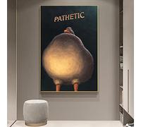 JGEHOME Affiche humoristique de canard judgmental - Impression sur toile - Décoration murale - Cadeau - 40 x 60 cm - Sans cadre