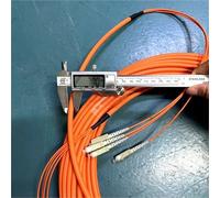 JGFDHKY 4C Câble de raccordement fibre optique multimode intérieur 4 conducteurs 50 m 100 m 150 m 80 m OM2 50/125um Pont de dérivation LC-LC, SC, FC, ST (60 m LC-LC)