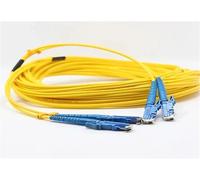 JGFDHKY Câble de connexion fibre optique E2000-E2000 Singlemode Duplex 1 m, 3 m, 5 m, 7 m, 10 m, 9/125um pont fibre optique E2000-E2000 E2K (10 m, 5 pièces)