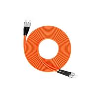 JGFDHKY Câble de raccordement à fibre optique SC LC FC ST 50/125 um OM2 Duplex 2,0 mm 3,0 mm (15 m, LC-LC avec clip AB)