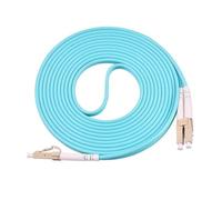 JGFDHKY Câble fibre optique SC LC FC ST OM3 Duplex 2,0 mm 3,0 mm (10 m, LC-LC avec clip AB)