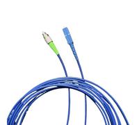 JGFDHKY Câble patch blindé SC/A-LC/A de 1 à 300 m étanche à un seul cœur bleu pour l'intérieur et l'extérieur (60 m 1 pièce, FCA-SC)