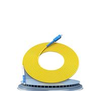 JGFDHKY Cordon à fibre optique SC/UPC vers LC/UPC, câble optique monomode OS2 de 2,0 mm, pullover à fibre optique simplex SM FTTH 0,5-100 m (3 m 5 pièces)