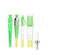 JGFDHKY Cordon de brassage en fibre optique DX A SM SC-SC-LC-LC-FC-FC-ST-ST Duplex monomode 2,0 mm 3,0 mm (5 m, SCA-STA)