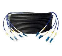 JGFDHKY Cordon de raccordement en fibre optique 200 m 2/4/6/8/12 cœurs monomode LC-LC extérieur 6 mm SC-SC FC ST Les cordons de raccordement en fibre optique peuvent être personnalisés (12 cœurs SC-SC