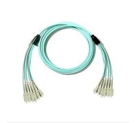 JGFDHKY Cordon patch en fibre blindée 1-50 m 6 fils OM3 MM 6C SC LC FC ST A multimode 6 fibres optiques FTTH 20 m 30 M40 m