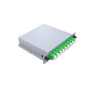 JGFDHKY FCA Répartiteur 2 pcs SM LGX Box 2x16 Fibre Optique Coupleur Box (FC UPC)