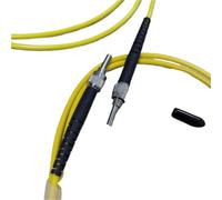 JGFDHKY Lot de 5 câbles de raccordement à fibre optique SMA905-SMA905 - Manchon métallique monomode simple (SMA-FC SM 0,5 m)