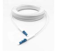JGFDHKY Simplex FC SC LC A 2 Cordon de brassage intérieur SC Branchement SC LC A 2 en acier (30 m, FC-FC blanc)