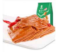 JGFWAT Tofu séché épicé 160 g | Bandes épicées végétariennes | Délicieux cadeaux de collation chinoise | Bandes chaudes classiques pour le bureau, les fêtes
