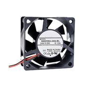 JGGCKNOGG 06025SA-24Q-BL 06025SA-24R-BU 06025VE-24M-CT Ventilateur 24VDC Alimentation 6025 Ventilateur de Refroidissement(06025SA-24R-BU)