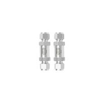 JGGCKNOGG 1 pièce 3-32 mm 1/8"-1" Pouce Union de Compression 304 316 vanne de Filtre en Acier Inoxydable(304,1l8)